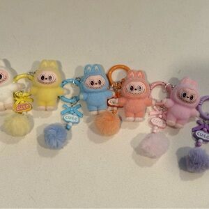 NTW Cute labubu Keychain bag charm